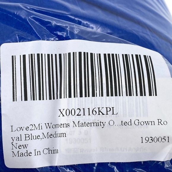 Love2Mi Women's Off Shoulder Maternity Gown Dress - Picture 8 of 8